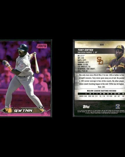 Tony Gwynn 12-Card Lot San Diego Padres “Mr. Padre” HOF