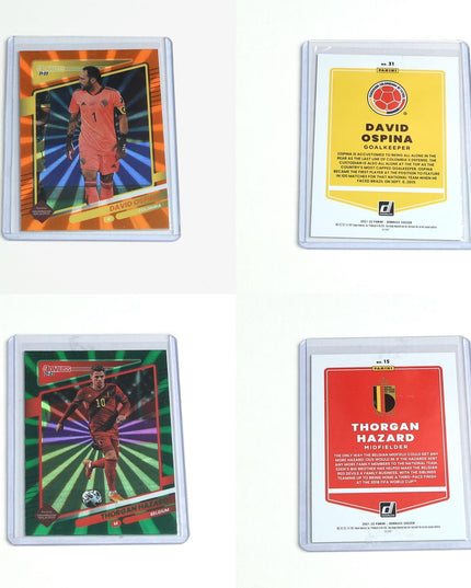 Panini Donruss Soccer Lot (25) w/ 9 PSA Graded Autograph Cards