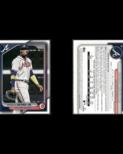 Ronald Acuña Jr 8-Card Braves Lot Five Tool Star NL MVP Season