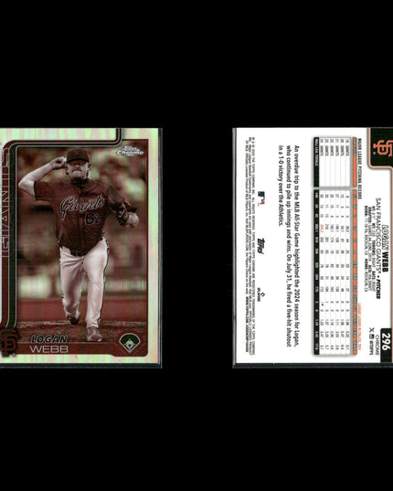 2025 Topps Chrome Sepia Refractors Lot (14) w/ Oneil Cruz, Triston McKenzie, Lux