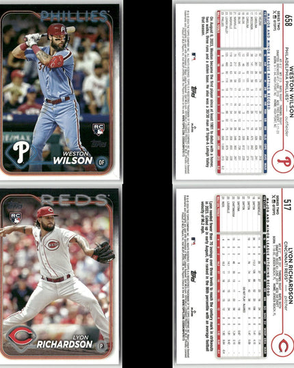 2024 Topps & Update Rookie Lot (30) RCs – Tigers, Royals, Dodgers, More