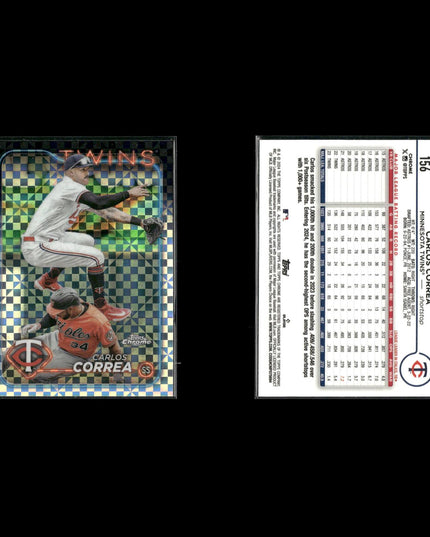 Carlos Correa 9-Card Lot Minnesota Twins SS Former Astros Star