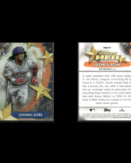 Luisangel Acuña 5-Card Lot Texas Rangers Rising Star Prospect