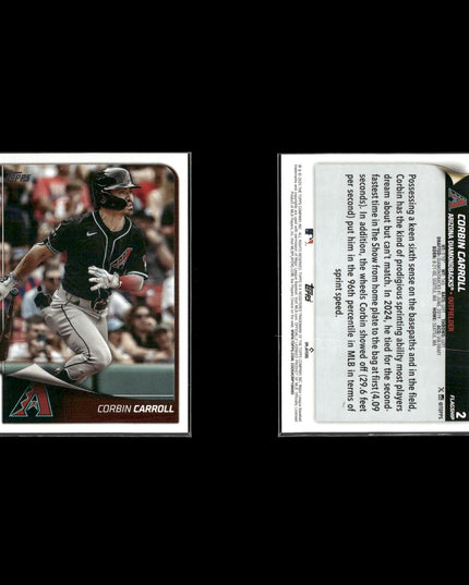Corbin Carroll 6-Card Lot Arizona D-Backs 2023 NL ROY Rookie