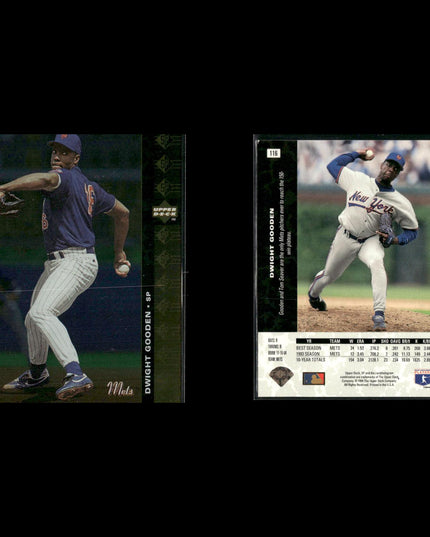 Dwight Gooden 11-Card Lot Mets 80s Star Cy Young Pitcher