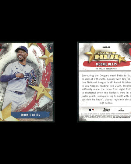 Mookie Betts 4-Card Lot Dodgers “Mookie Magic” All-Star OF