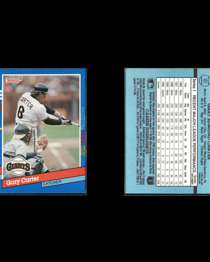 Gary Carter 12-Card Lot Mets 80s HOF Catcher World Series Champ