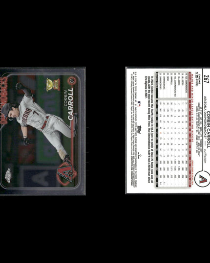Corbin Carroll 6-Card Lot D-Backs Rookie Sensation All-Star