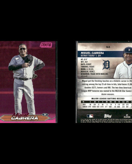 Miguel Cabrera 13-Card Lot Detroit Tigers “Miggy” Future HOF