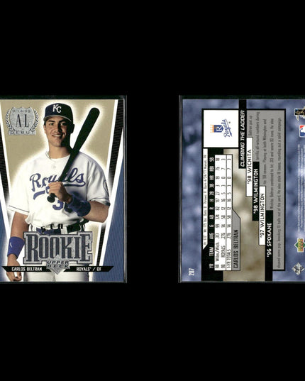 Carlos Beltrán 5-Card Lot NY Mets Switch Hitter Gold Glove Star