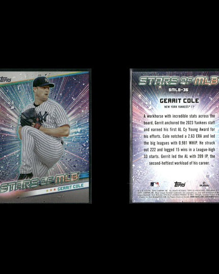 Gerrit Cole 7-Card Lot NY Yankees AL Cy Young Ace Pitcher