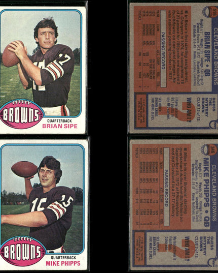 1976 Topps Football Card Lot – 42 Vintage NFL Cards – Bulk Lot