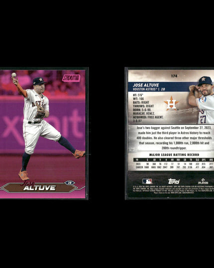 Jose Altuve 10-Card Lot Houston Astros MVP All-Star World Series Champ