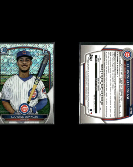 2023-24 Bowman Chrome Prospects Mojo Refractors Lot (8) Bowman 1st Card