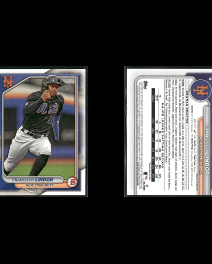 Francisco Lindor 11-Card Lot NY Mets “Mr. Smile” SS All-Star