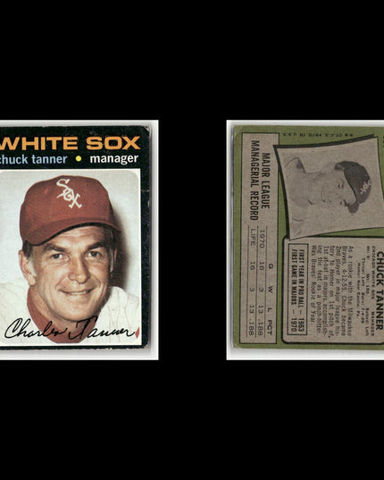6-Card Lot Vintage 1971 Topps Chicago White Sox | MLB Baseball Trading Cards