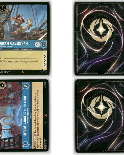 24 Card Rare + Super Rare Lot, Azurite Sea Disney Lorcana Set 6