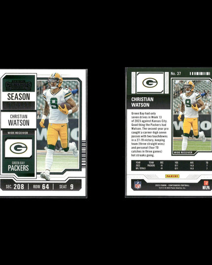 2023 Panini Contenders Football Lot (23) Stars, RCs, Inserts, Parallels