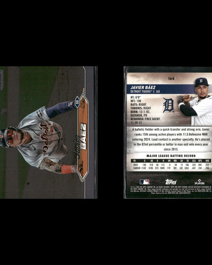 Javier Báez 5-Card Lot Detroit Tigers “El Mago” Shortstop Star