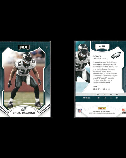 2021 Panini Playoff Football Lot (17 Cards) NFL Trading Cards