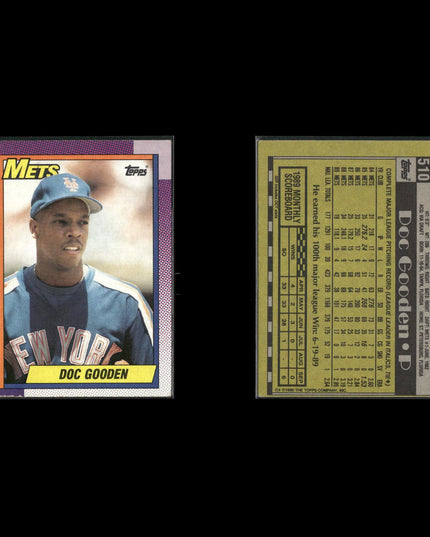 Dwight Gooden 11-Card Lot NY Mets “Doc” Rookie Phenom