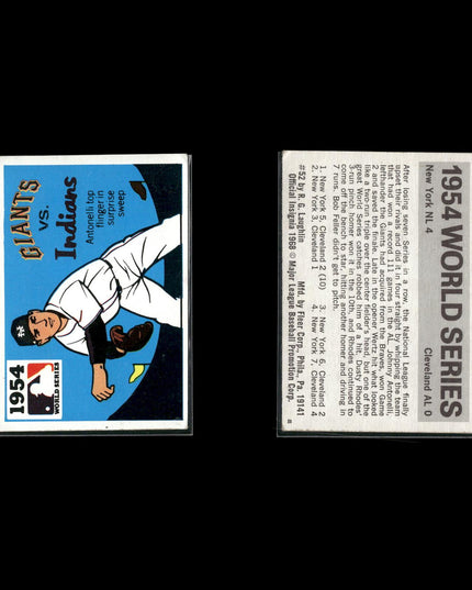 10-Card Lot Vintage 1971 Fleer Laughlin World Series | MLB Baseball Cards