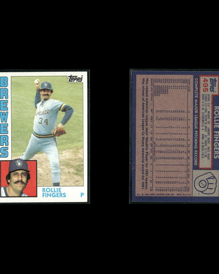 Rollie Fingers 6-Card Lot Oakland A’s HOF Mustache Closer