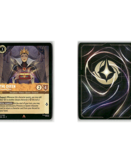 The Queen - Conceited Ruler #1 3 Card Lot Rare Fabled Disney Lorcana