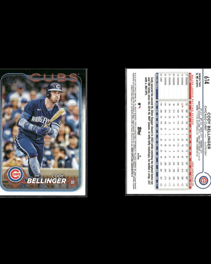 Cody Bellinger 8-Card Lot Chicago Cubs NL MVP Former Dodgers Star