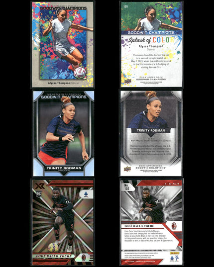 Soccer Card Lot (49) – Prizm, Mosaic, Topps Chrome, RCs, Intl Stars, MLS