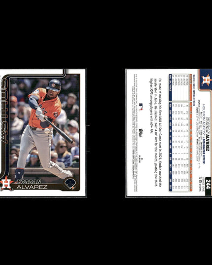 Yordan Alvarez 8-Card Lot Houston Astros Power Hitter ALCS MVP
