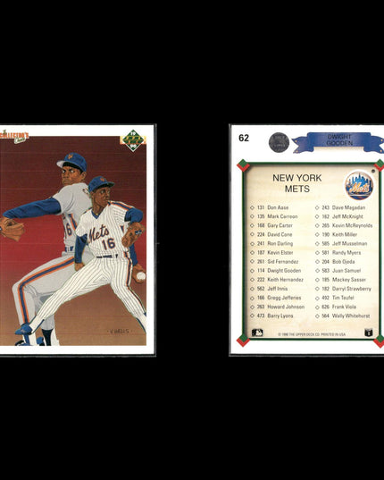 Dwight Gooden 11-Card Lot Mets 80s Star Cy Young Pitcher
