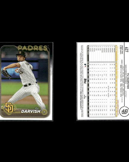 Yu Darvish 4-Card Lot San Diego Padres All-Star Pitcher