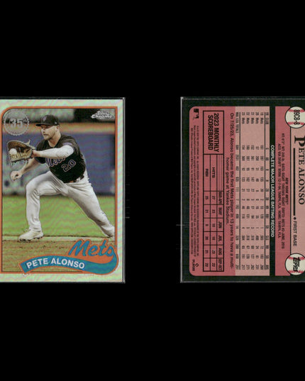 Pete Alonso 10-Card Lot NY Mets “Polar Bear” Home Run Derby Champ