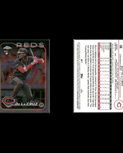 Elly De La Cruz 8-Card Lot Cincinnati Reds Rookie Sensation