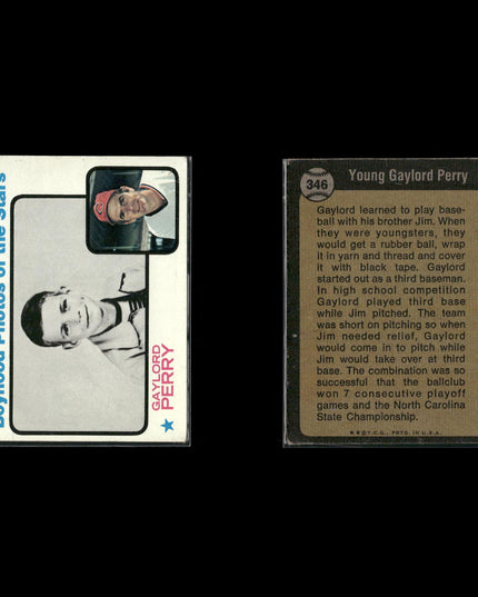 18-Card Lot Vintage 1972–73 Topps Boyhood Photos | MLB Baseball Trading Cards