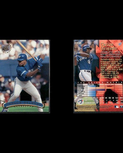 Carlos Delgado 6-Card Lot Toronto Blue Jays Power 1B Icon