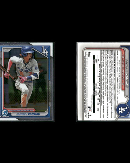 2024 Bowman Chrome Prospects Lot (12) Spencer Jones, Marcelo Mayer, Arias, Vargas