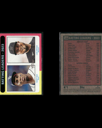 Luis Arraez 12-Card Lot Miami Marlins “La Regadera” Batting Champ