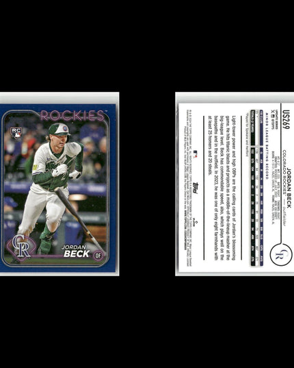 2024 Topps Parallel Lot (11) Royal Blue, Yellow, Holiday – RCs & Vets