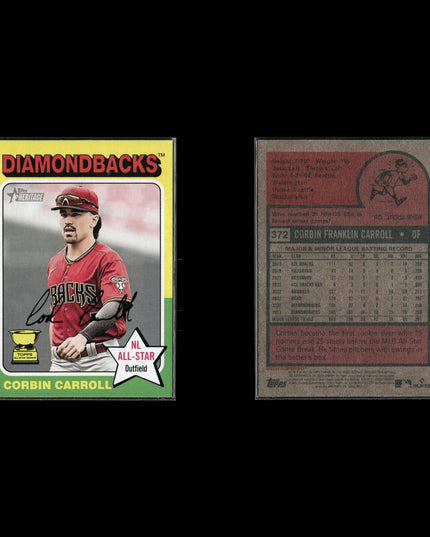 Corbin Carroll 6-Card Lot D-Backs Rookie Sensation All-Star