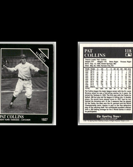 90s Conlon TSN Lot (9) HOF/Stars Yankees, Giants, Red Sox, More