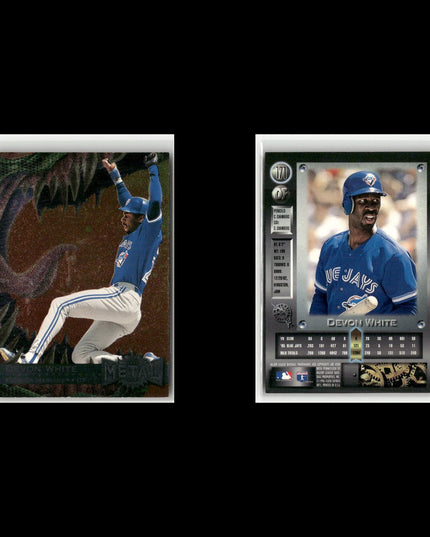 11-Card Lot Vintage 90s Metal Universe Baseball | MLB Baseball Trading Cards