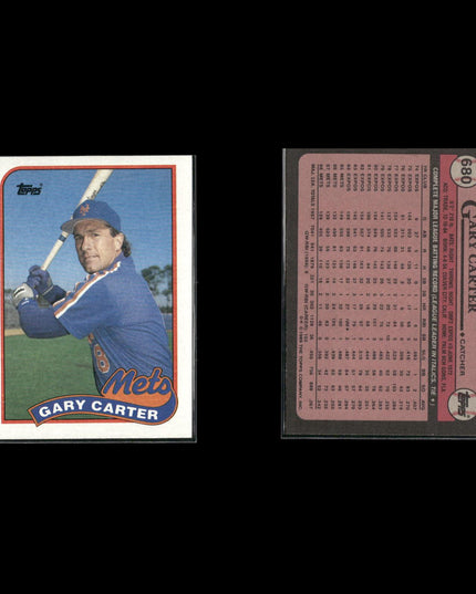 Gary Carter 12-Card Lot NY Mets HOF Catcher “The Kid” Legend