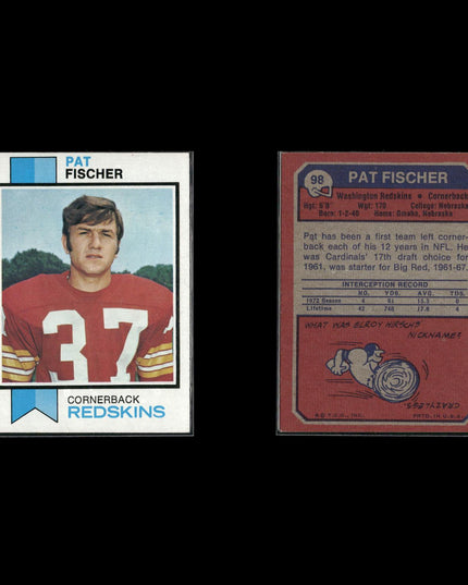 1973 Topps Football Lot (18 Cards) Vintage NFL Trading Cards