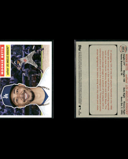 Mookie Betts 12-Card Lot LA Dodgers MVP World Series Champion