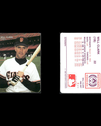 Will Clark 12-Card Lot Giants 80s-90s Star 1B Collector Lot