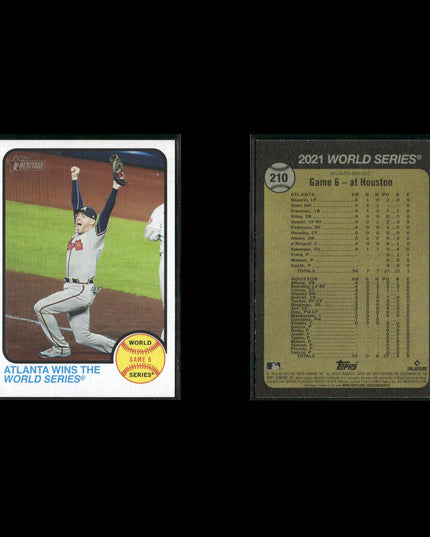 Freddie Freeman 6-Card Lot Atlanta Braves MVP Era Cards