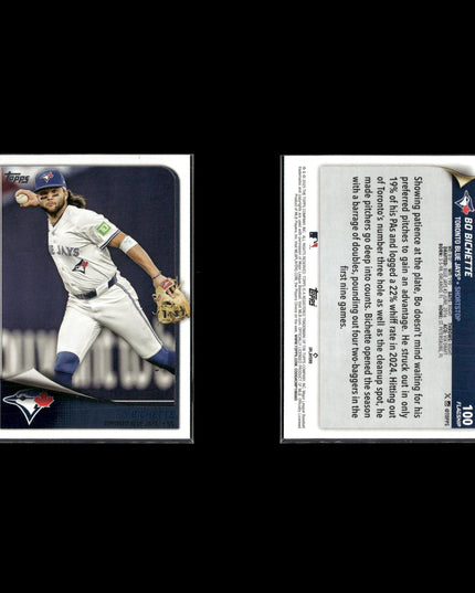 Bo Bichette 17-Card Lot Toronto Blue Jays Young Star Shortstop