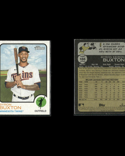 Byron Buxton 7-Card Lot Minnesota Twins Gold Glove CF Star